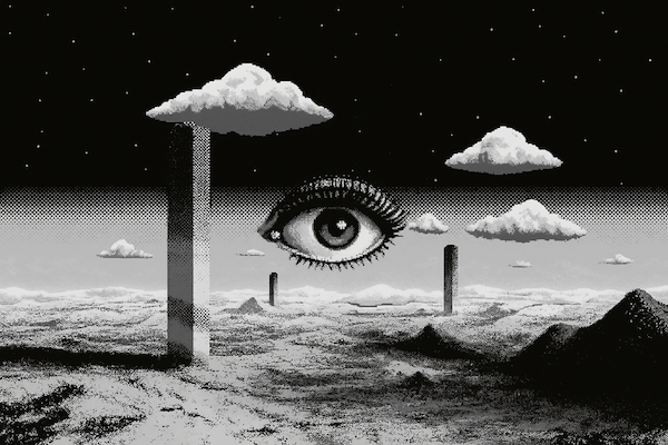 Surreal Eye Landscape